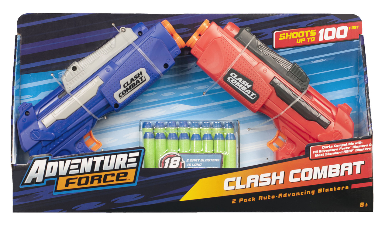 

Набор бластеров Adventure Force Clash Combat Dart 4 62679