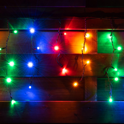 

Гирлянда YES! Fun штора LED уличная 80 ламп, IP65, многоцветная (801168)