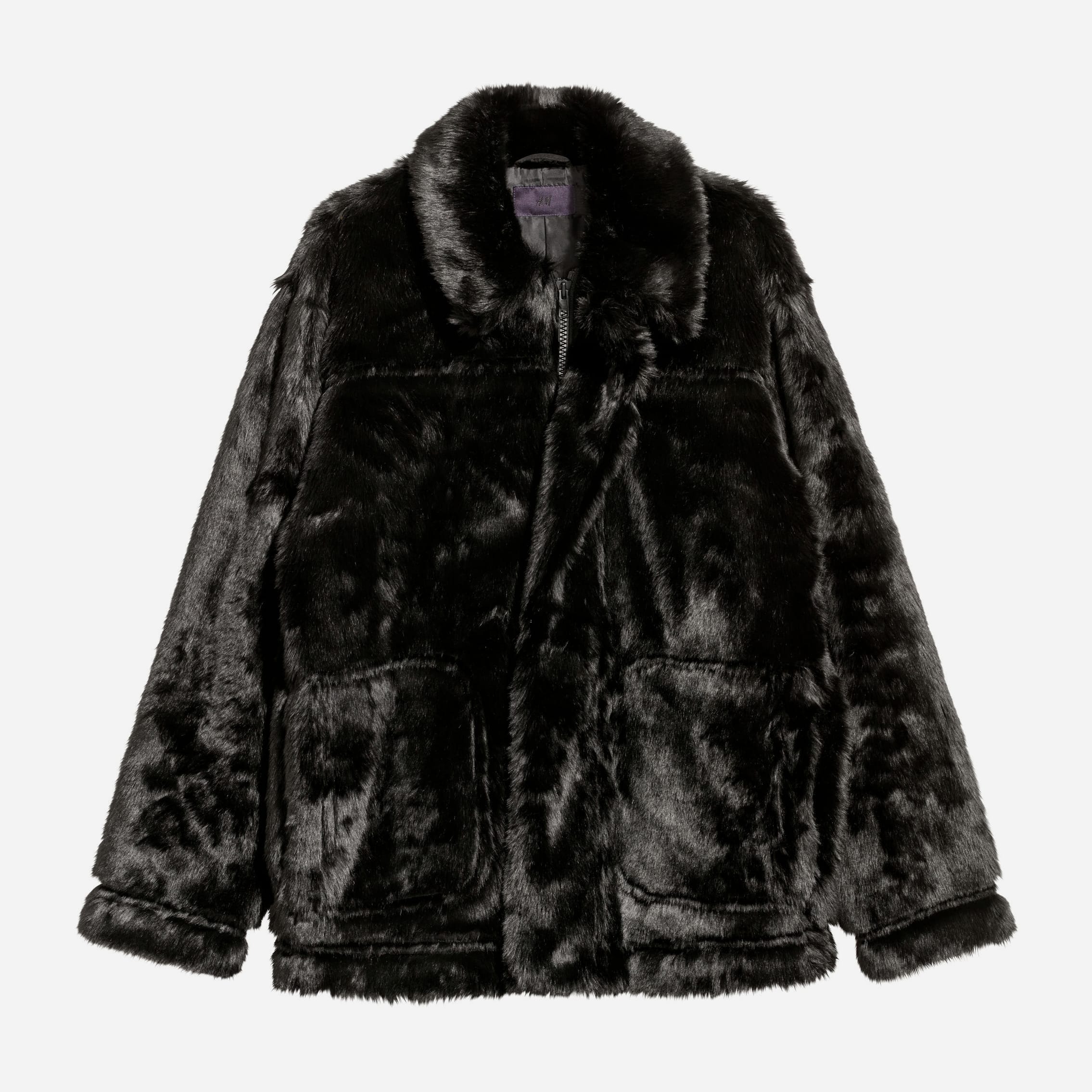 

Эко полушубок H&M XAZ155824ASCQ M Черная