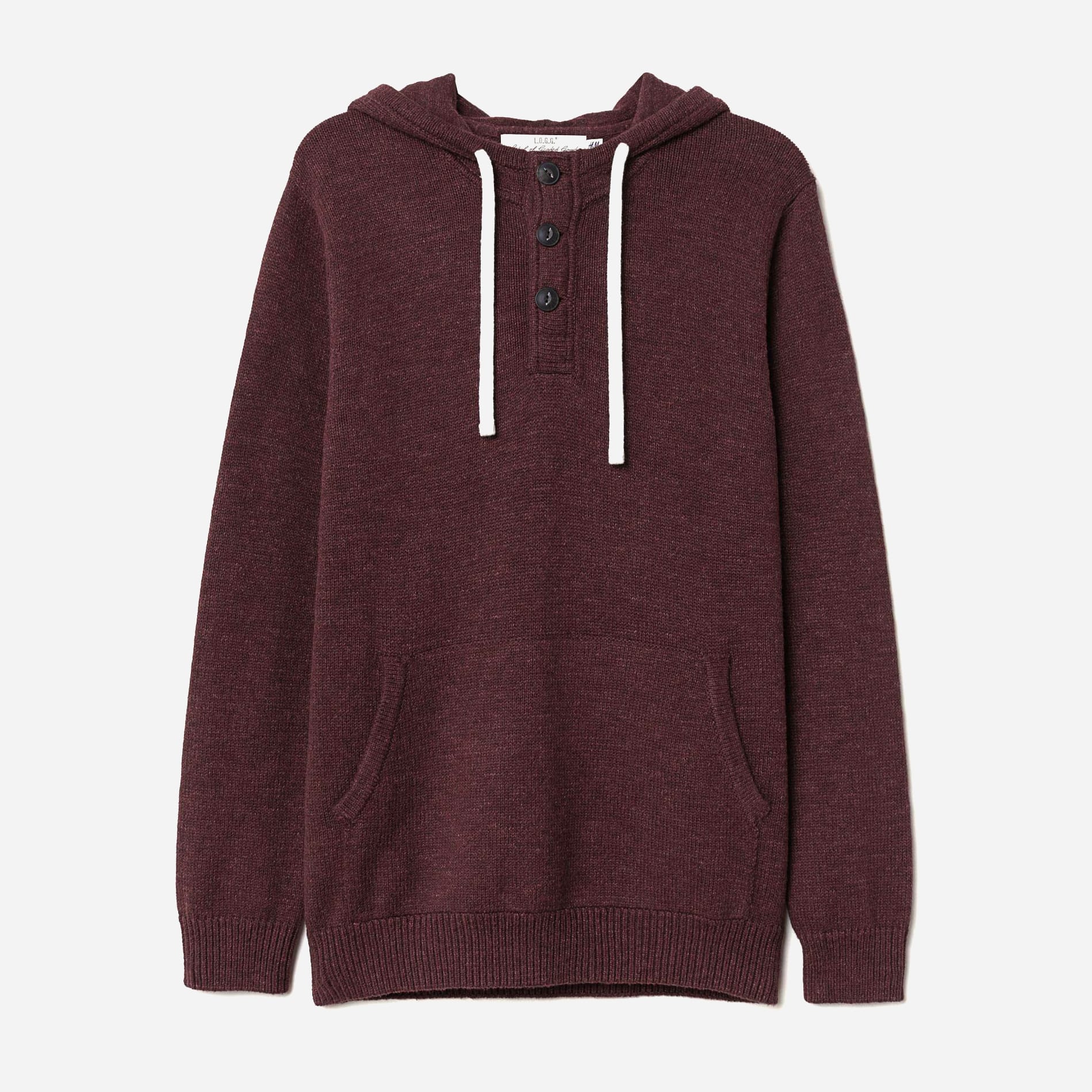 

Худи H&M L.O.G.G. XAZ166287YBRM L Бордовое