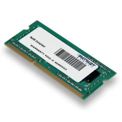 

Модуль памяти для ноутбука SoDIMM DDR3 4GB 1600 MHz Patriot (PSD34G1600L81S)