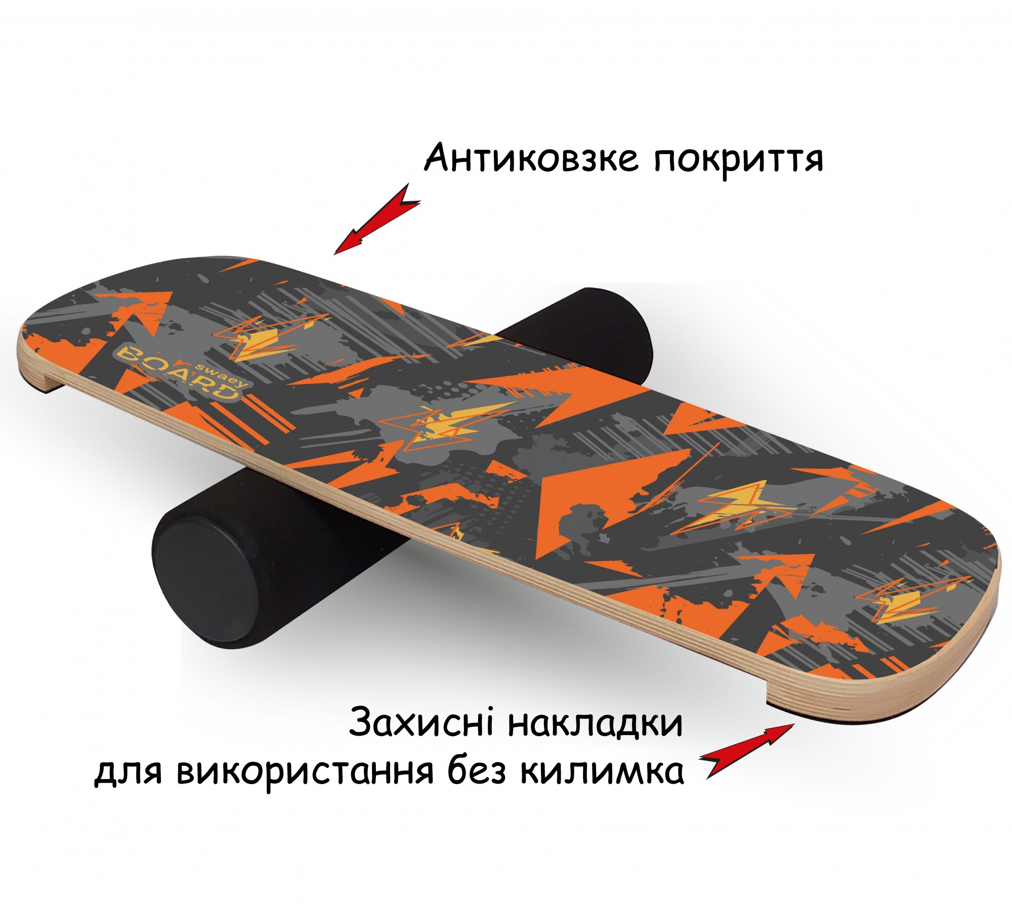 

Балансборд SwaeyBoard GripO 10 см валик