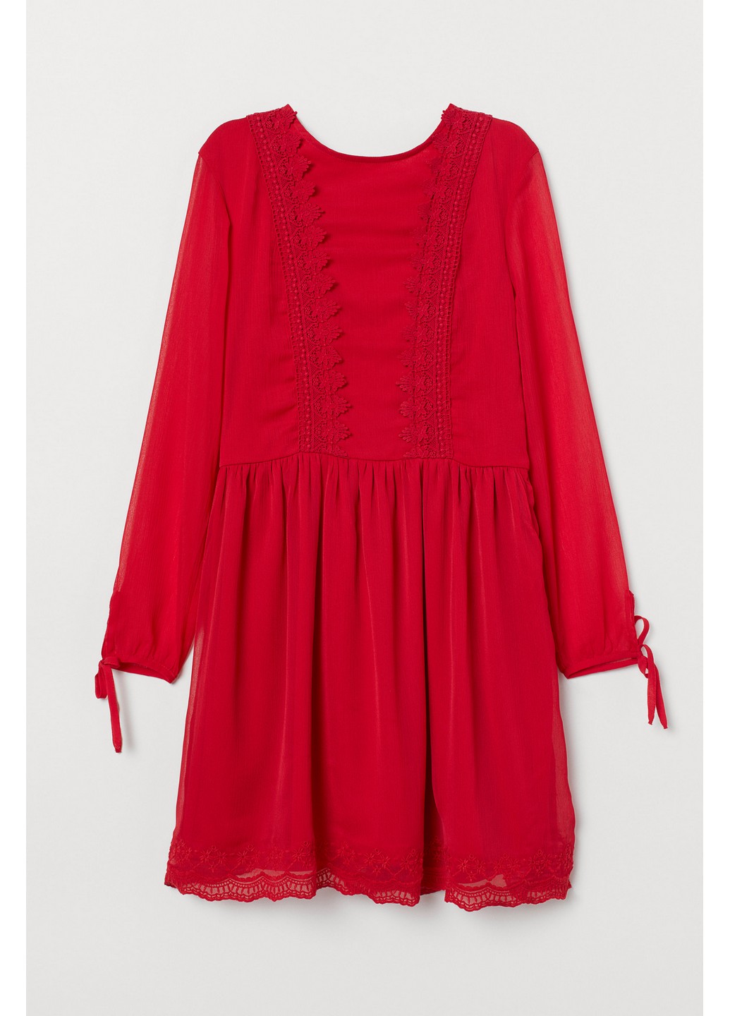 

Платье H&M  Красный 0705955_тем.крас, Платье H&M 38 Красный 0705955_тем.крас