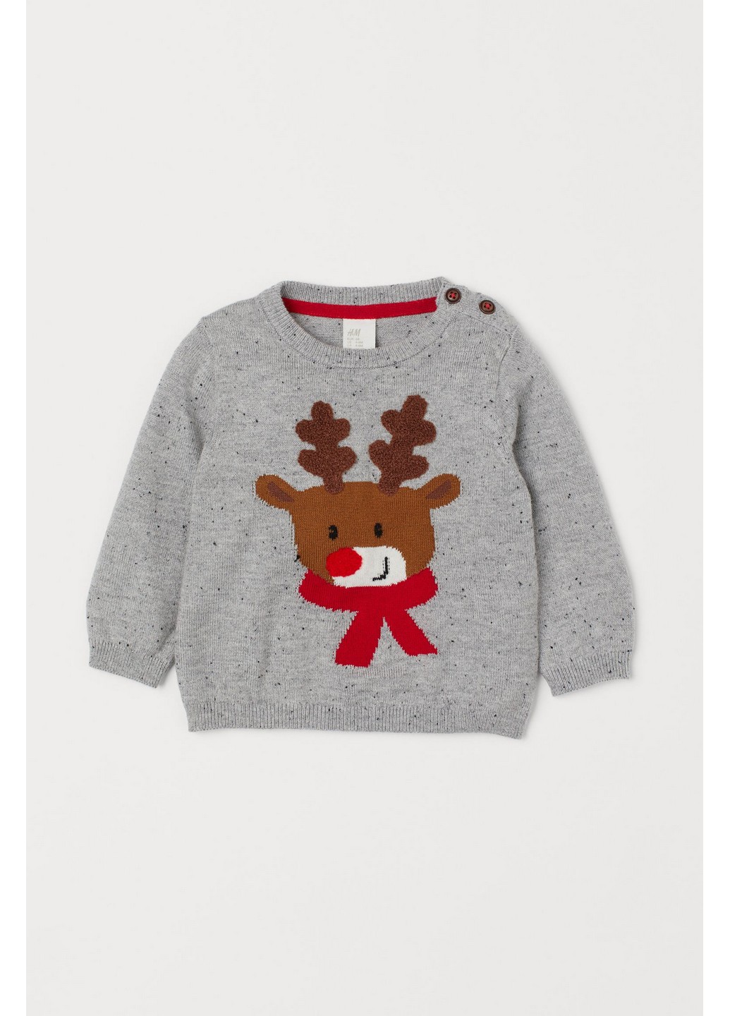 

Джемпер H&M 68 Серый 0768927_олень.сер