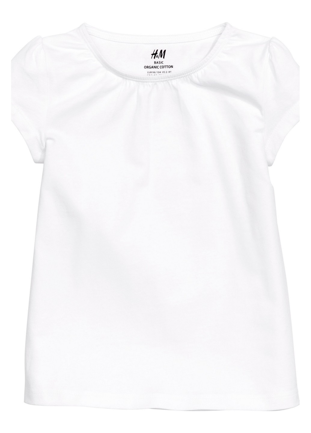 

Футболка H&M 122/128 Белый 0357130_белая