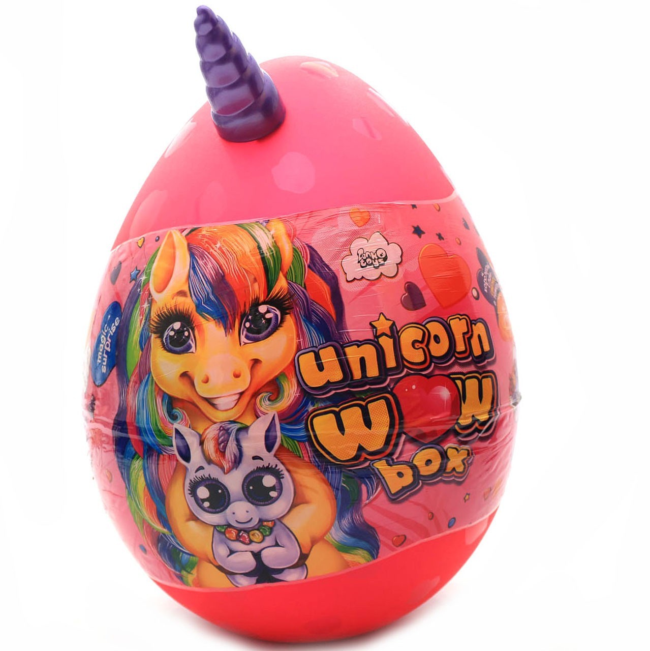 

Набор творчества Яйцо единорога "Unicor WOW box" 35 сантиметров розовое