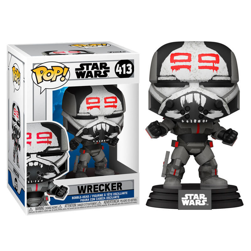 

Фигурка Фанко Поп Звездные войны Войны клонов Крушила Funko Pop Star Wars Wrecker 10см FP SW 413