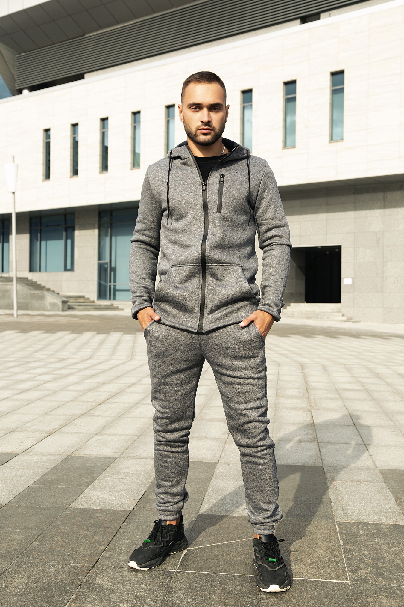

Мужской спортивный костюм Intruder Spirited Hot утепленный флисом Grey  (001SAG 0235, Мужской спортивный костюм Intruder Spirited Hot утепленный флисом Grey S (001SAG 0235)