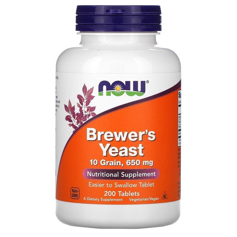 

Натуральная добавка Now Foods Brewer's Yeast 200 таблеток