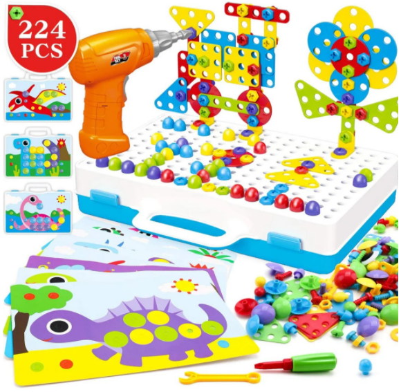 

Развивающий конструктор на 224 детали Tu Le Hui “Puzzle Peg” чемодан