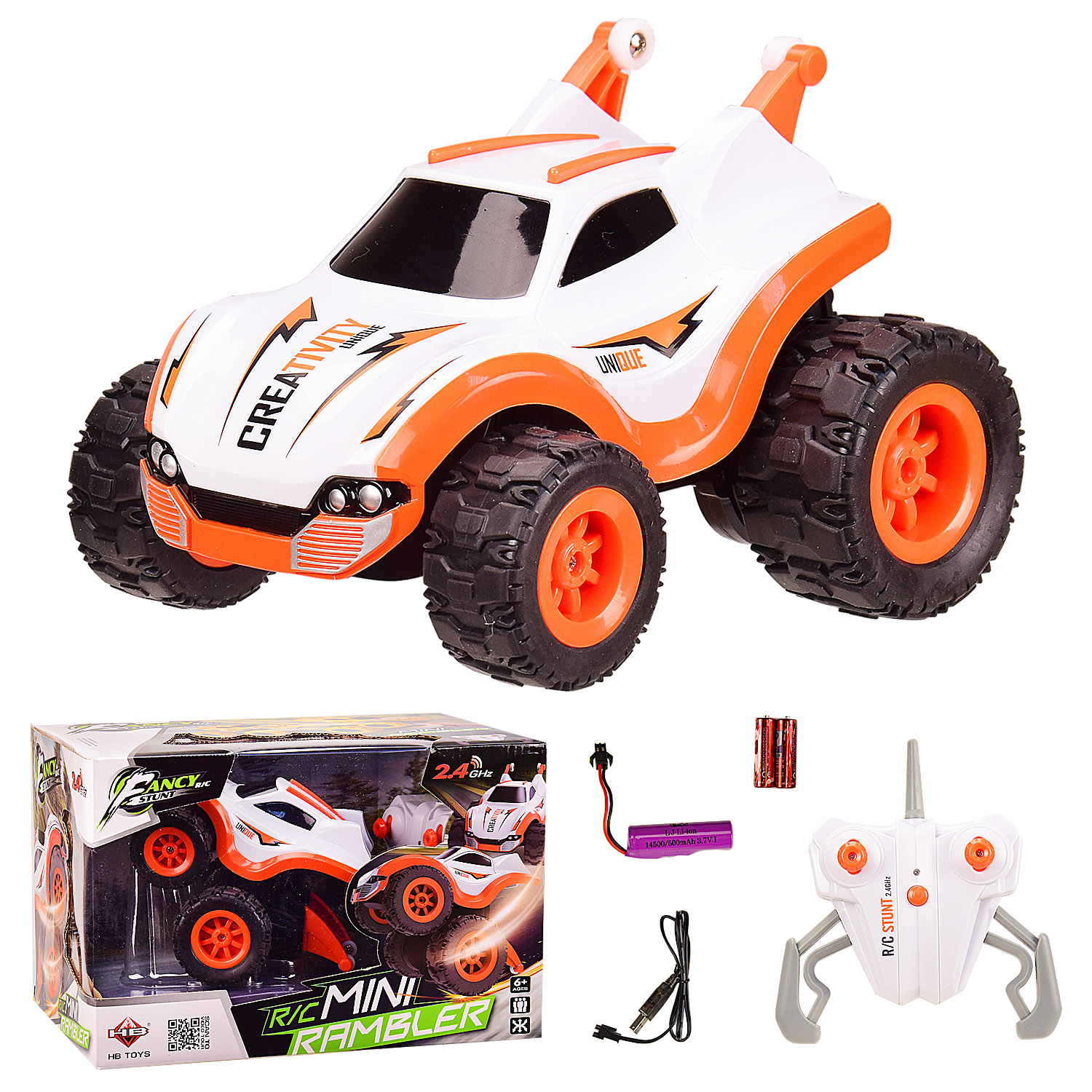 

Машинка перевертыш трюковая HB Toys на радиоуправлении ( RTHB-ZL02)