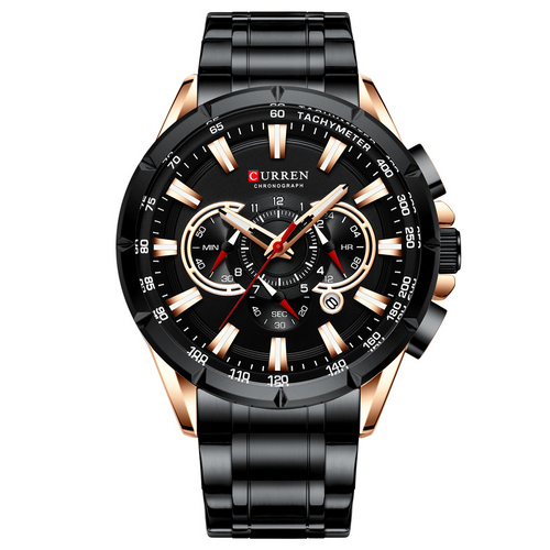 

Наручные часы Curren 8363 Black-Cuprum