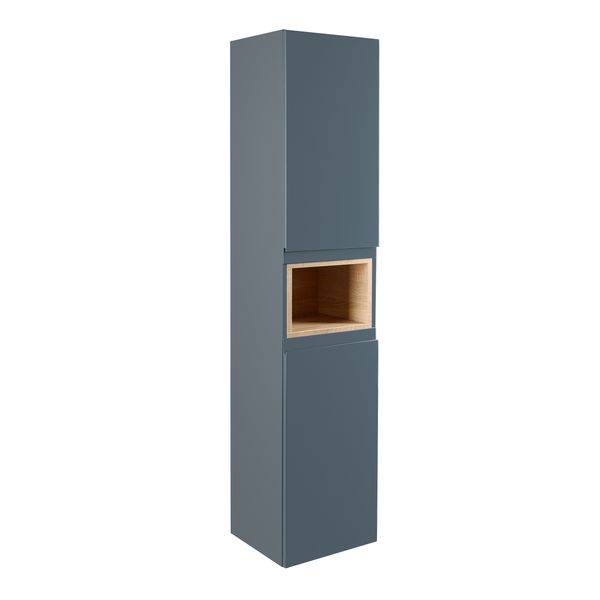 

Пенал подвесной Qtap Robin 350х1650х316 Graphite/Whitish oak QT1376PP1652RGWO