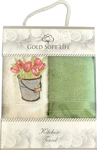 

Набор кухонных полотенец Gold Soft Life Tulip 50х60 см 2 шт (ts-02873)