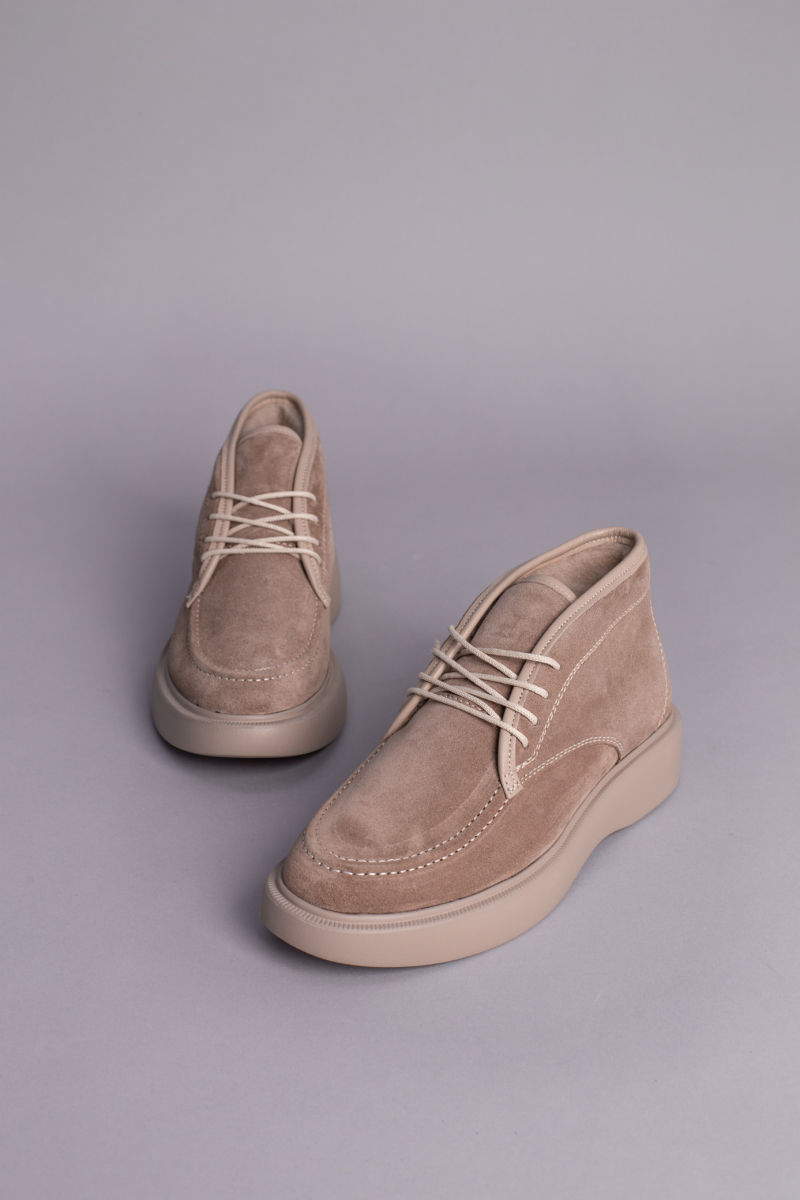 

Кросівки жіночі замшеві зимові LuxuryShoes 5733-1з/37 (24 см) Бежевий