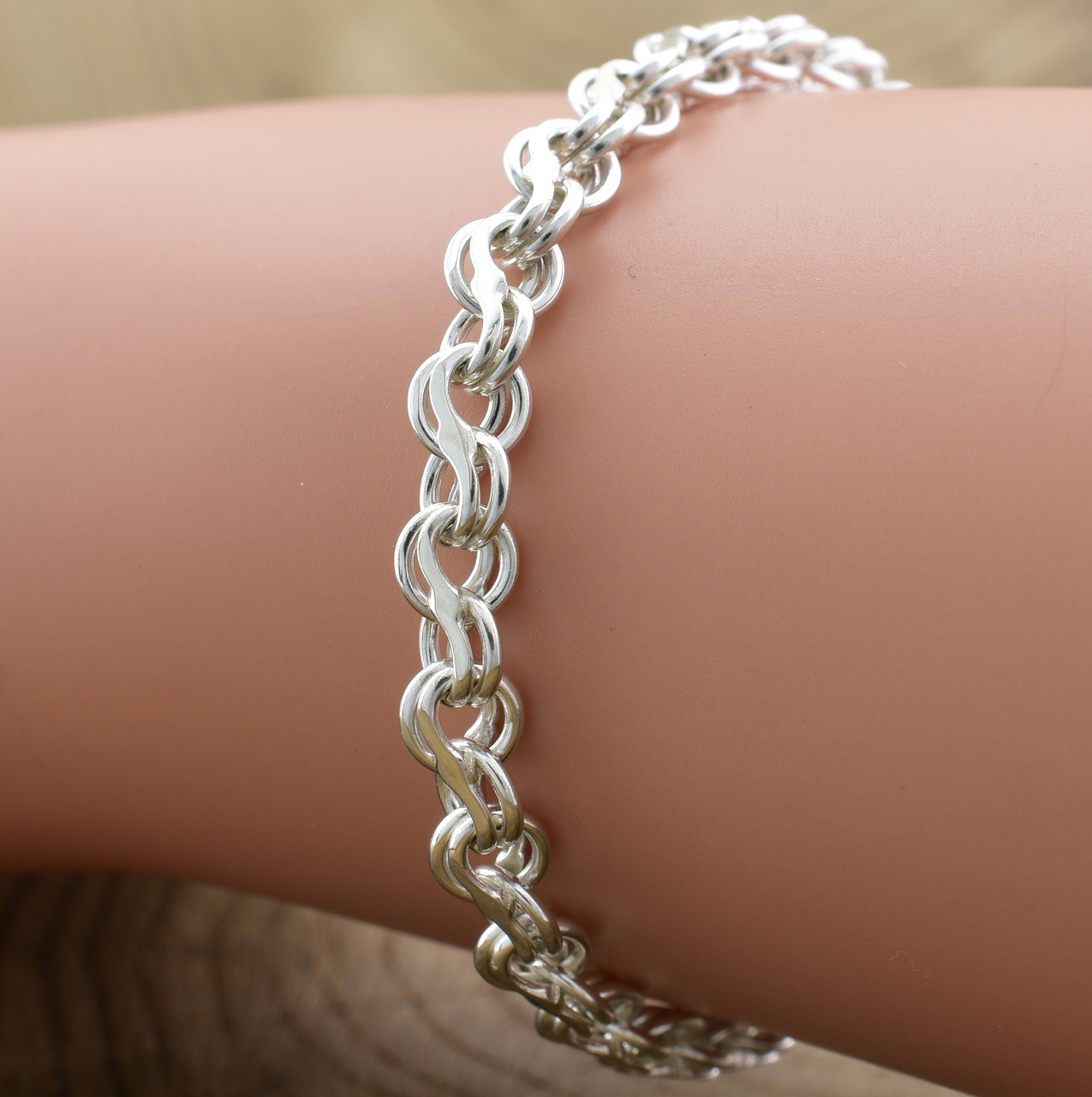 

Серебряный браслет Венеция ширина 5 мм 20