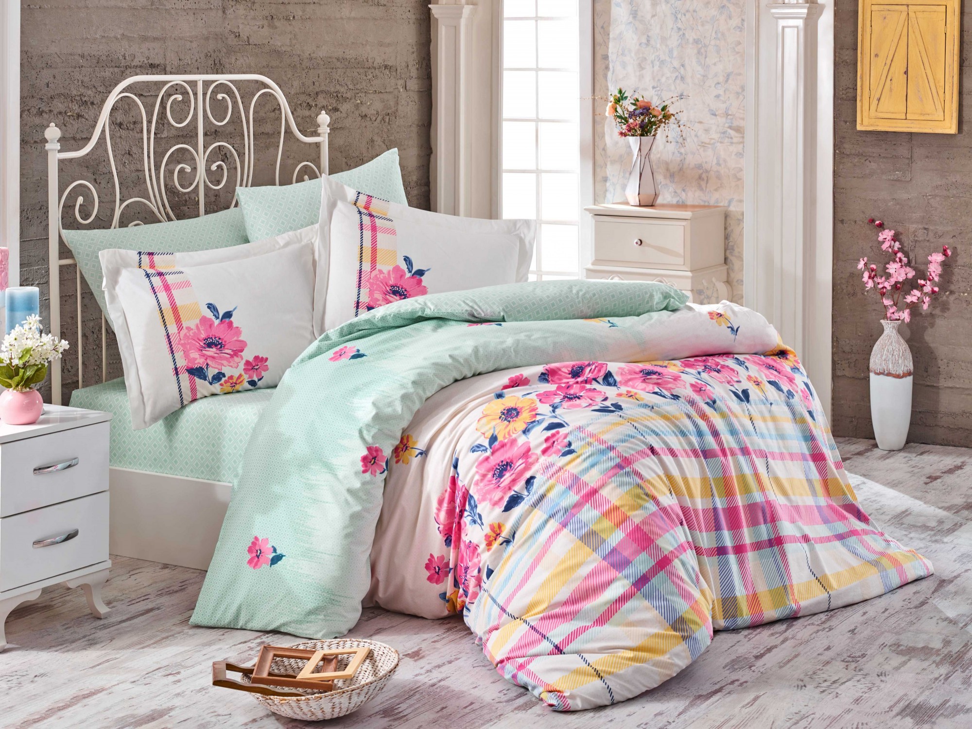 

КПБ HOBBY Poplin Norma рожевий 160*220/1*50*70
