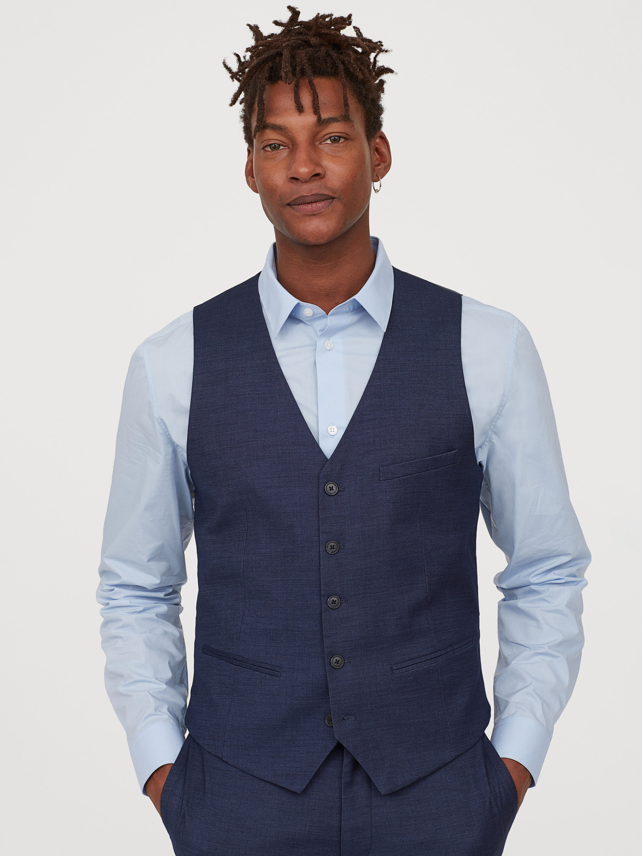 

Жилет H&M XAZ139017KTQV  Темно-синий, Жилет H&M XAZ139017KTQV 50 Темно-синий
