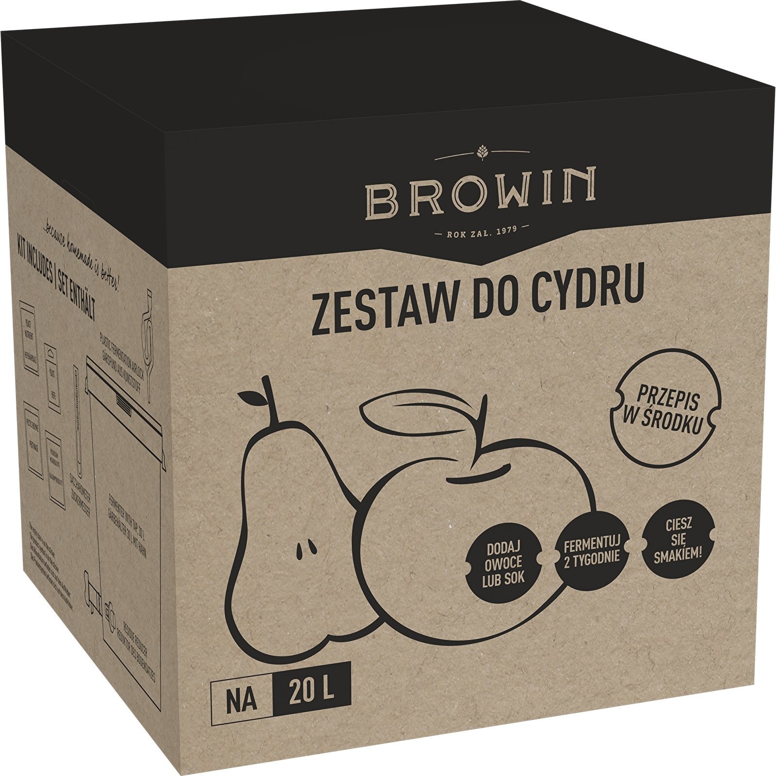 

Набор для приготовления сидра 20 л, BROWIN
