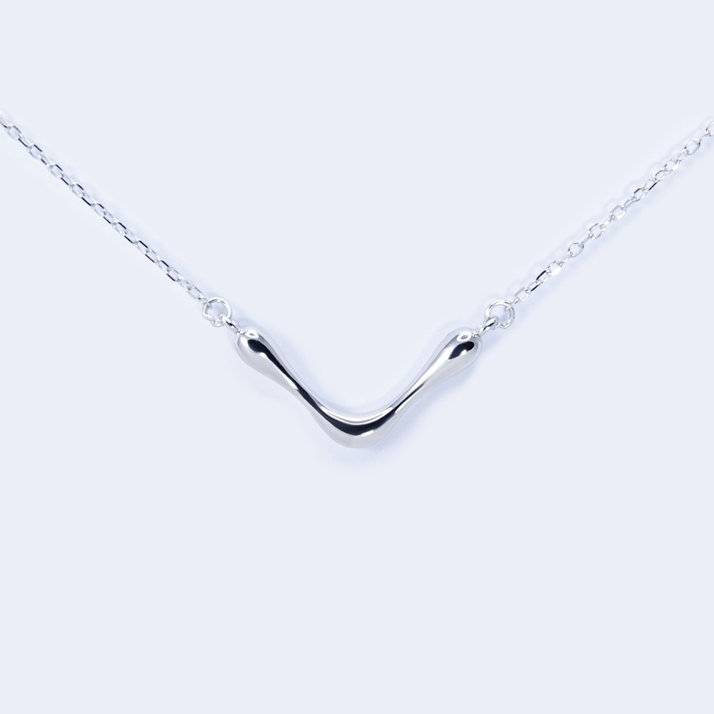 

Колье серебрянное INFINI родированное kl2-35
