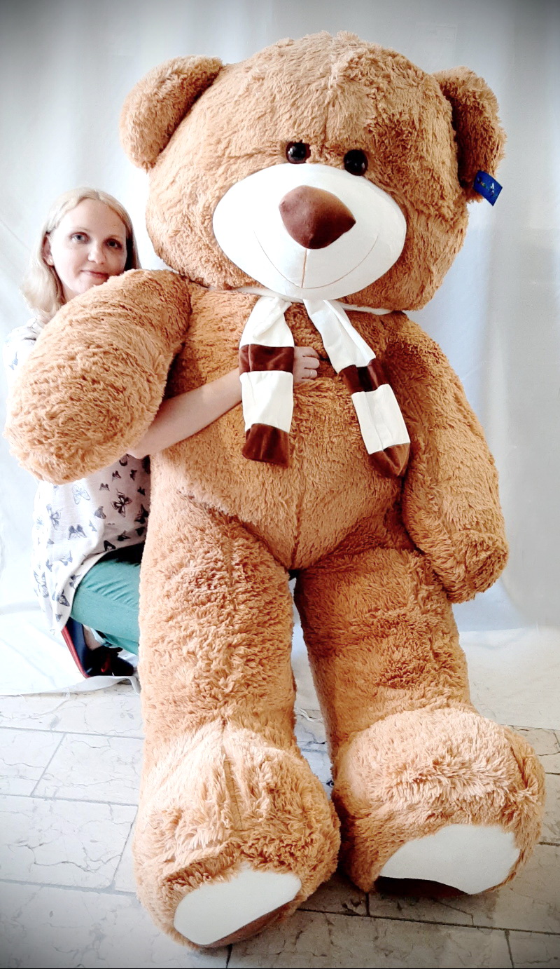 

Игрушка мягкая Медведь «Боб», 200см, коричневый светлый(MSh-200SM-КОРИЧНЕВЫЙ СВ.)