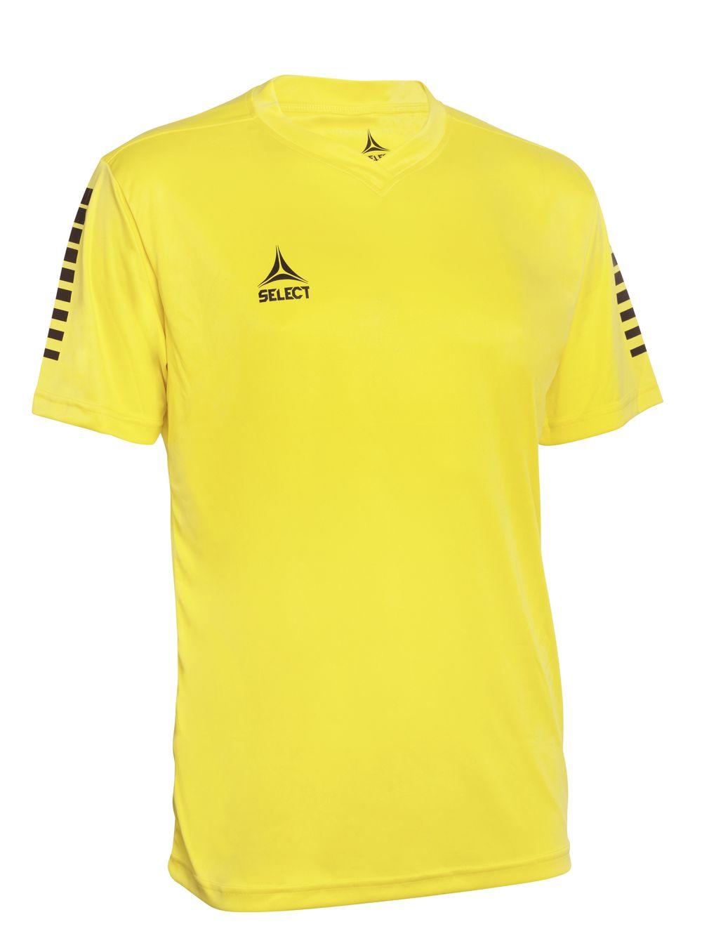 

Футболка SELECT Pisa player shirt L жовто-чорна