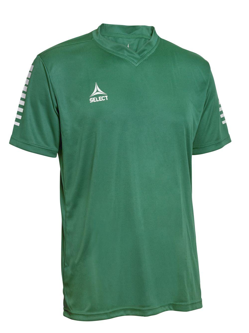 

Футболка SELECT Pisa player shirt S зелено-біла