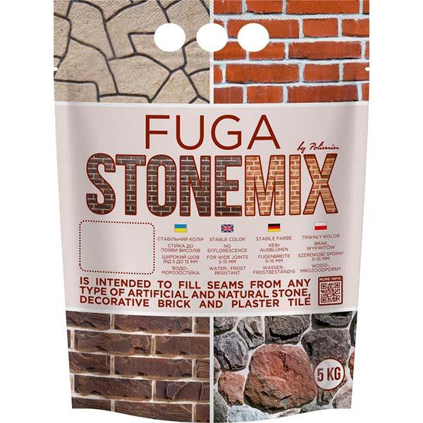 

Затирка Заполнитель швов Polimin Fuga Stonemix белый 5 кг