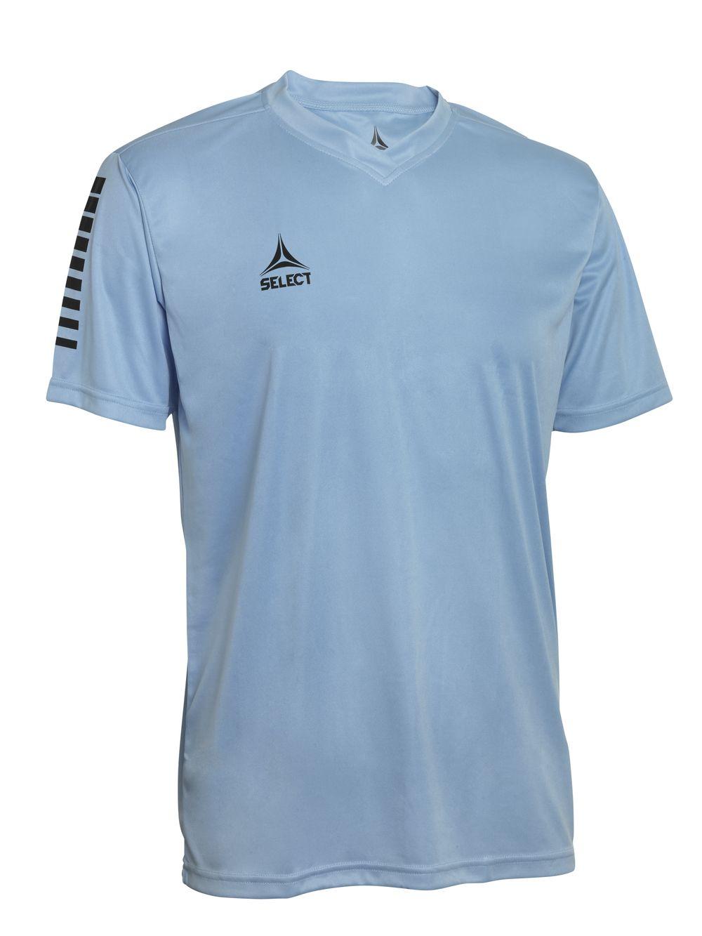 

Футболка SELECT Pisa player shirt S блакитно-чорна