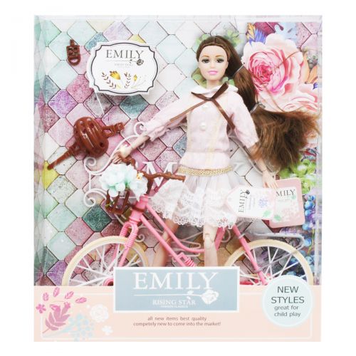 

Кукла "Emily" с велосипедом