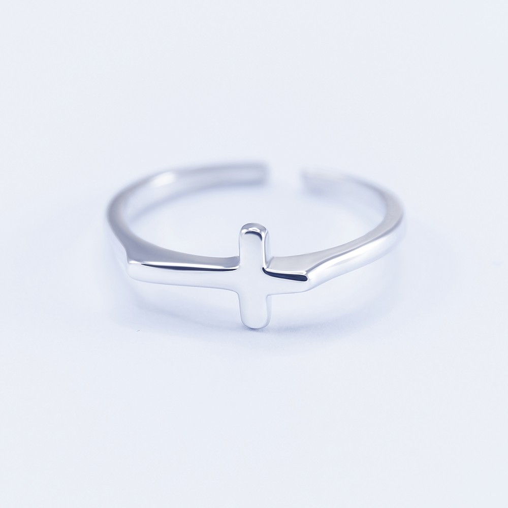 

Кольцо серебряное INFINI родированное k2-40