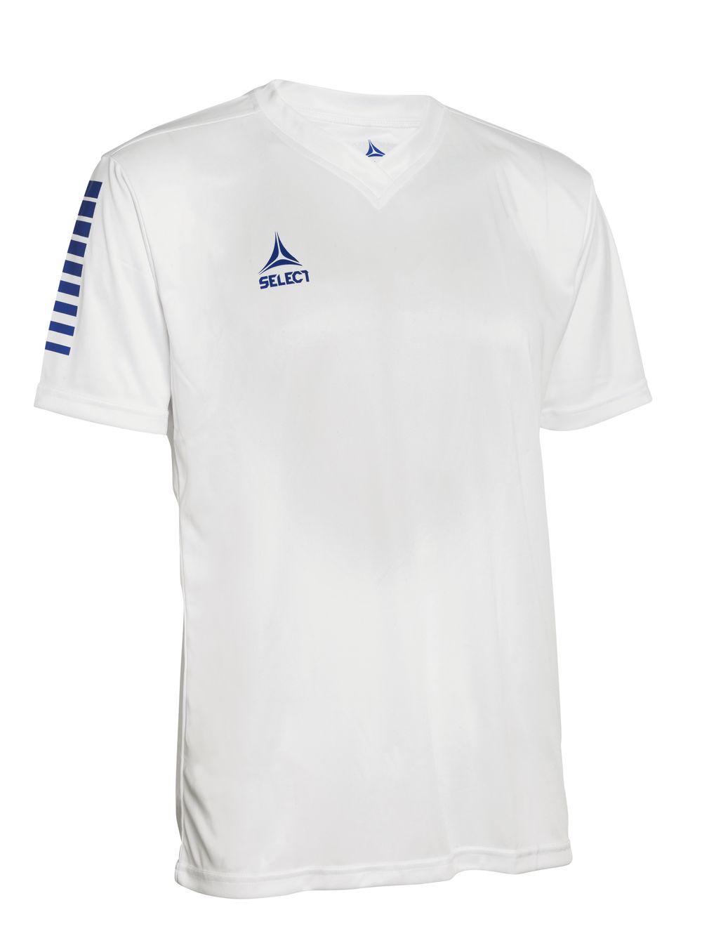 

Футболка SELECT Pisa player shirt S біло-синя