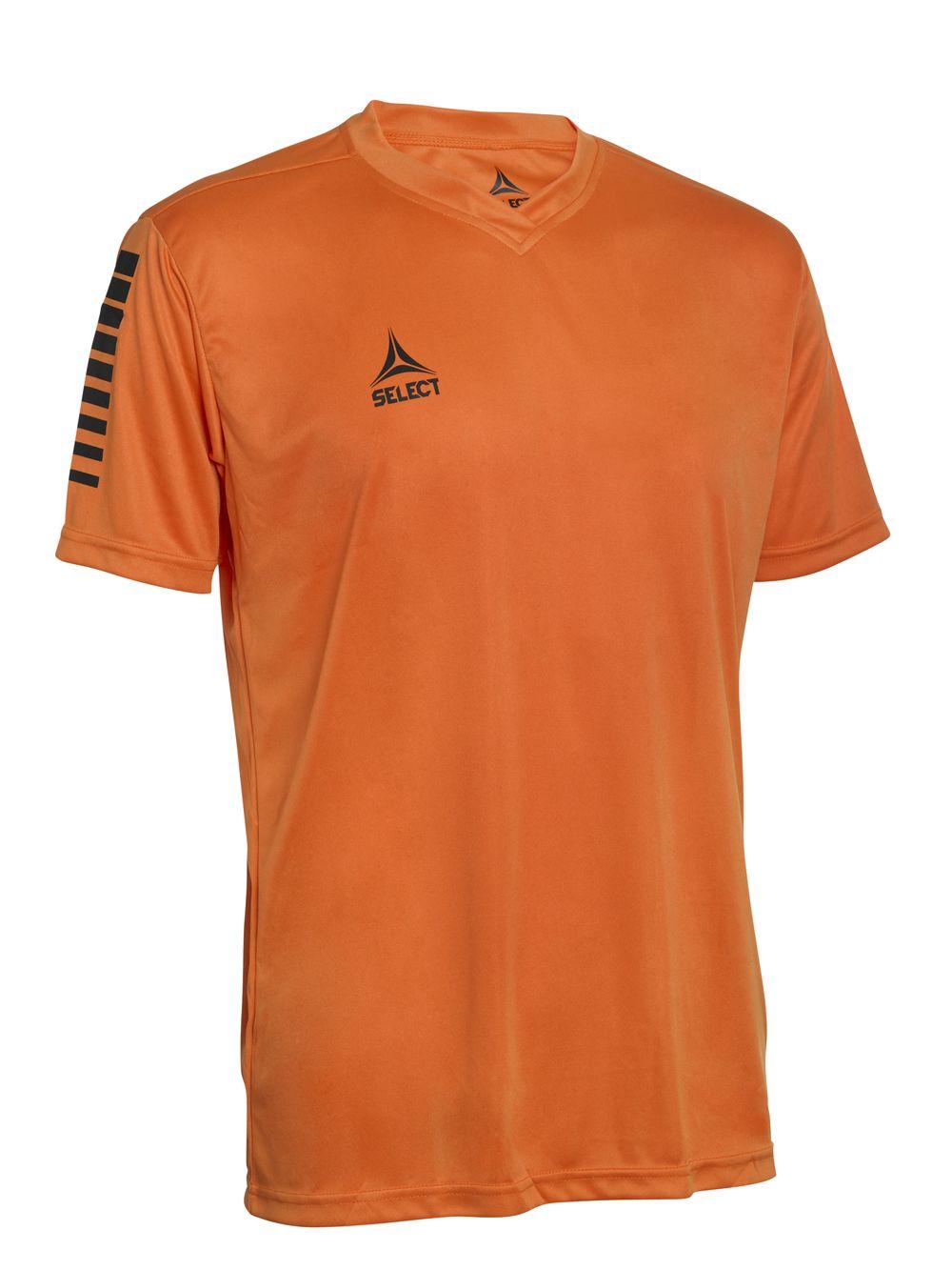 

Футболка SELECT Pisa player shirt 12 оранжево-чорна