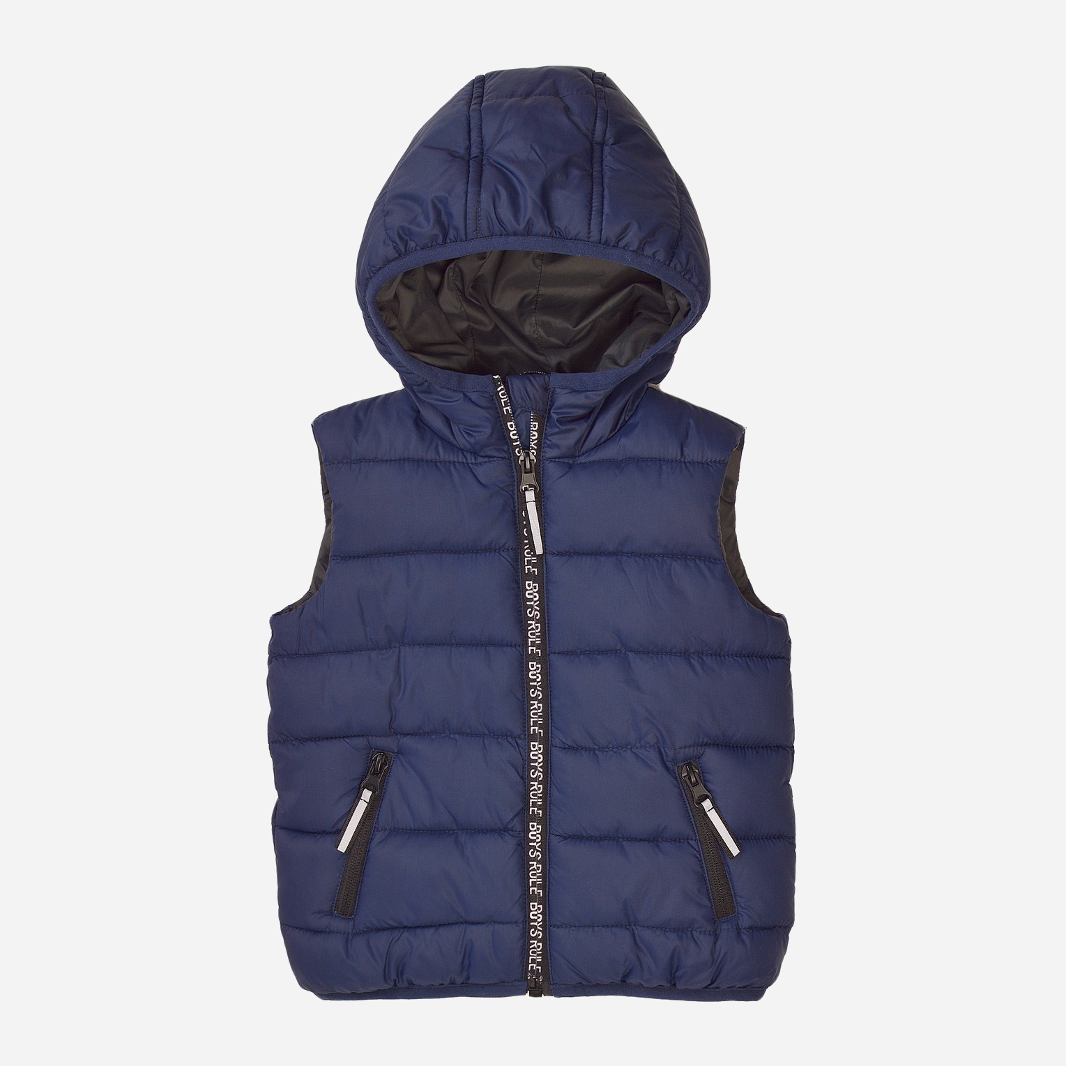 

Жилет Minoti 7BGILET 7 34595JNR 116-122 см Темно-синий