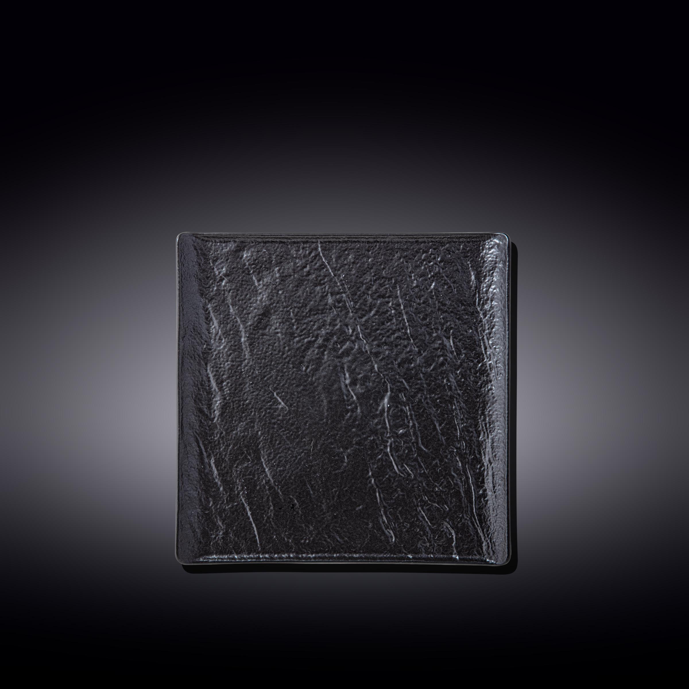 

Тарілка квадратна 17,0 см Wilmax Statestone Black (661105/A)