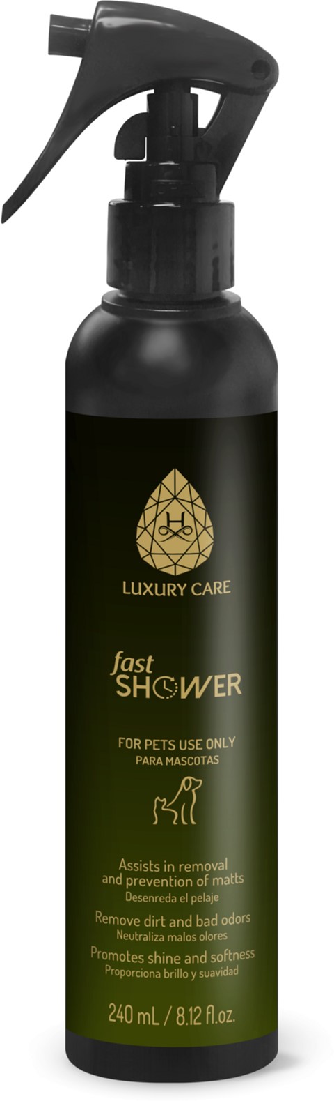 

Шампунь для Тварин Hydra Luxury Care Fast Shower 240 мл