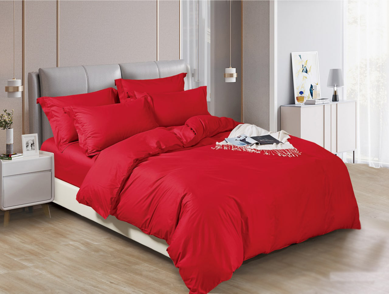 

Полуторный комплект постельного белья 150*220 сатин TM КРИСПОЛ Украина