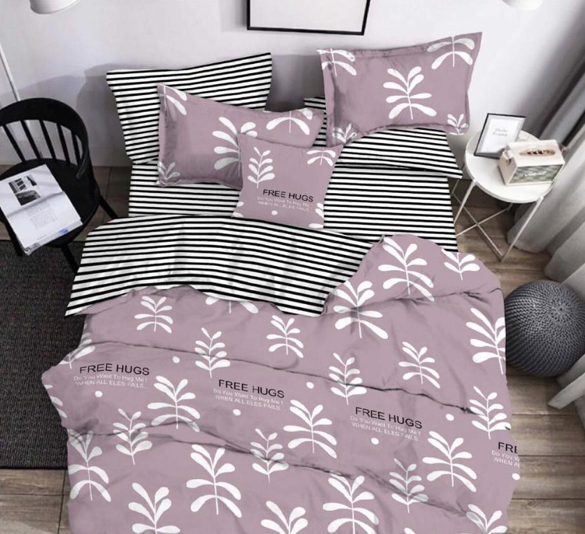 

Постельное белье полуторное двустороннее 150*220 ранфорс TM KRISPOL Украина