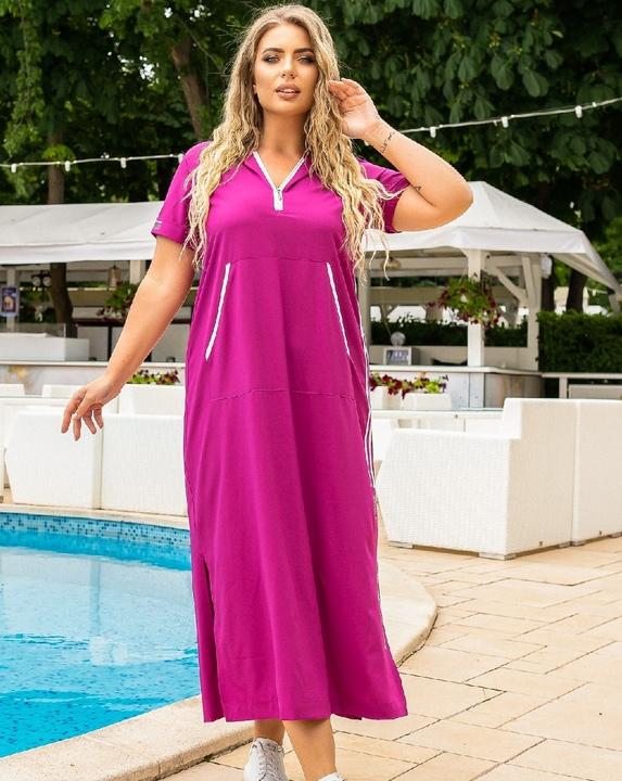 

Платье G&M k-83155 - Размер цвет малиновый, Платье G&M k-83155 56-58 Размер цвет малиновый