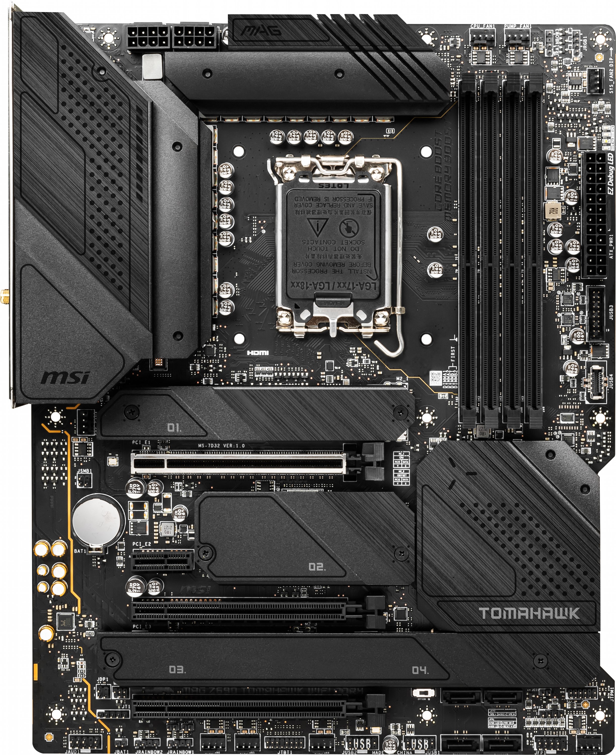 

Материнская плата MSI MAG Z690 Tomahawk Wi-Fi DDR4 (s1700, Intel Z690, PCI-Ex16)