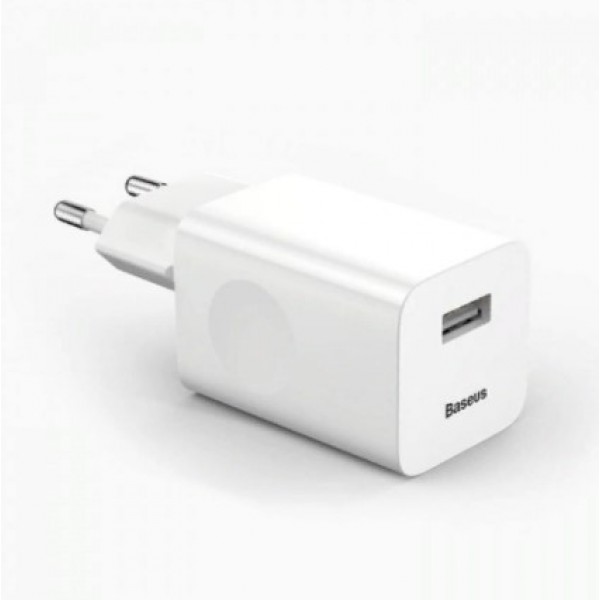 

Зарядное устройство Baseus Quick Charge 3.0 1USB 5V-12V 3A White (CCALL-BX02)