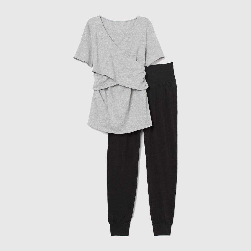 

Брюки пижамные для беременных H&M 07-0809350-002 XL Черные (СА2000001748367)