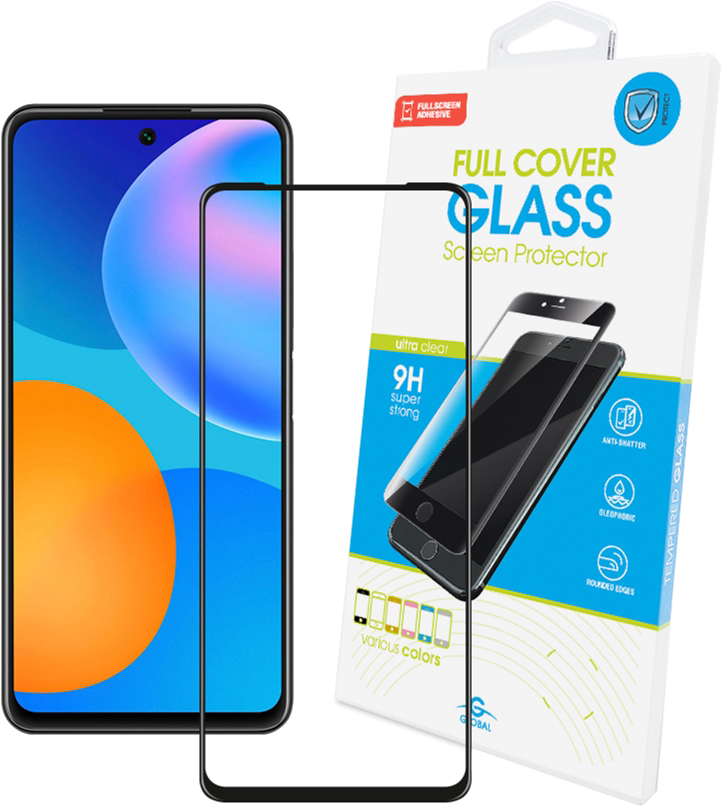

Защитное стекло Global Full Glue для Huawei P Smart 2021 Black