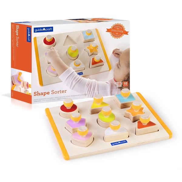 

Рамка-вкладыш Guidecraft Manipulatives Формы с ручками (G6742)