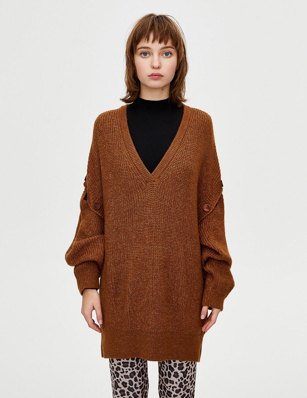 

Свитер PULL & BEAR Ж1076617 (9559/373/705) цвет коричневый, Свитер PULL & BEAR Ж1076617 (9559/373/705) цвет коричневый S