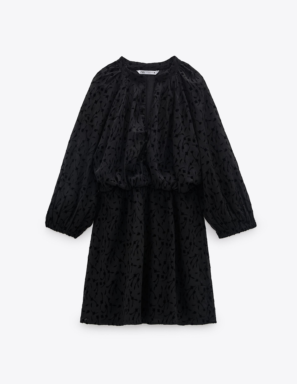 

Платье Zara Ж1073783 (7521/227/800) цвет черный M