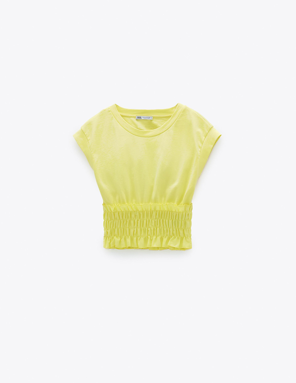 

Футболка Zara Ж1071132 (6050/308/306) цвет желтый M