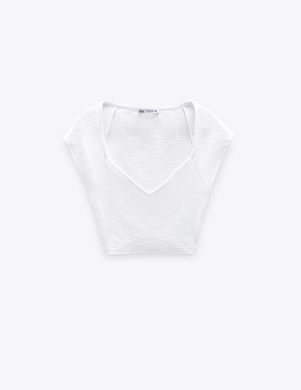 

Топ Zara Ж1071200 (6050/160/250) цвет белый, Топ Zara Ж1071200 (6050/160/250) цвет белый L