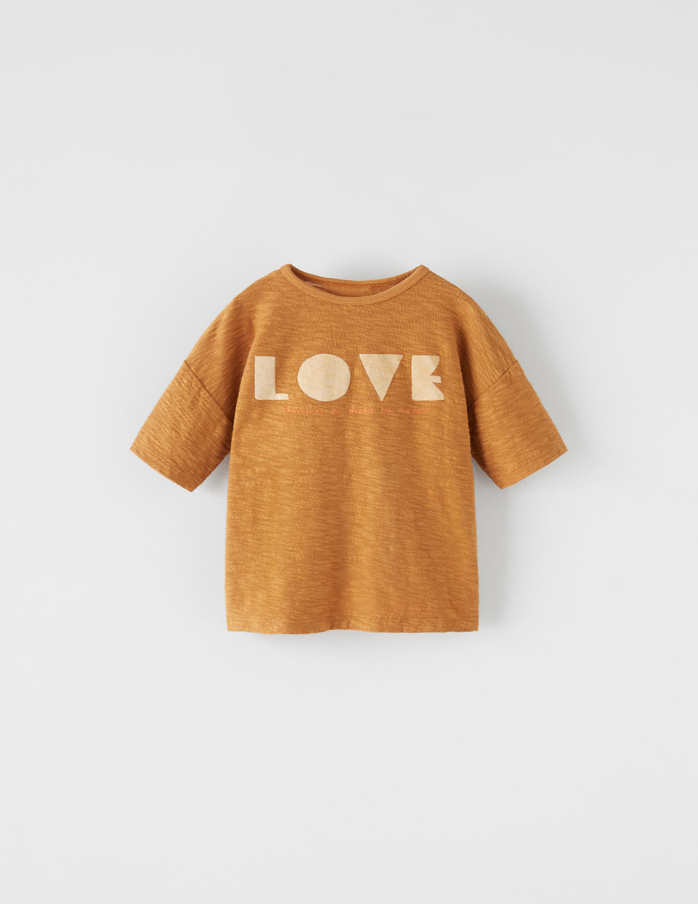 

Футболка Zara ДМ004227 (6061/562/732) цвет коричневый 104