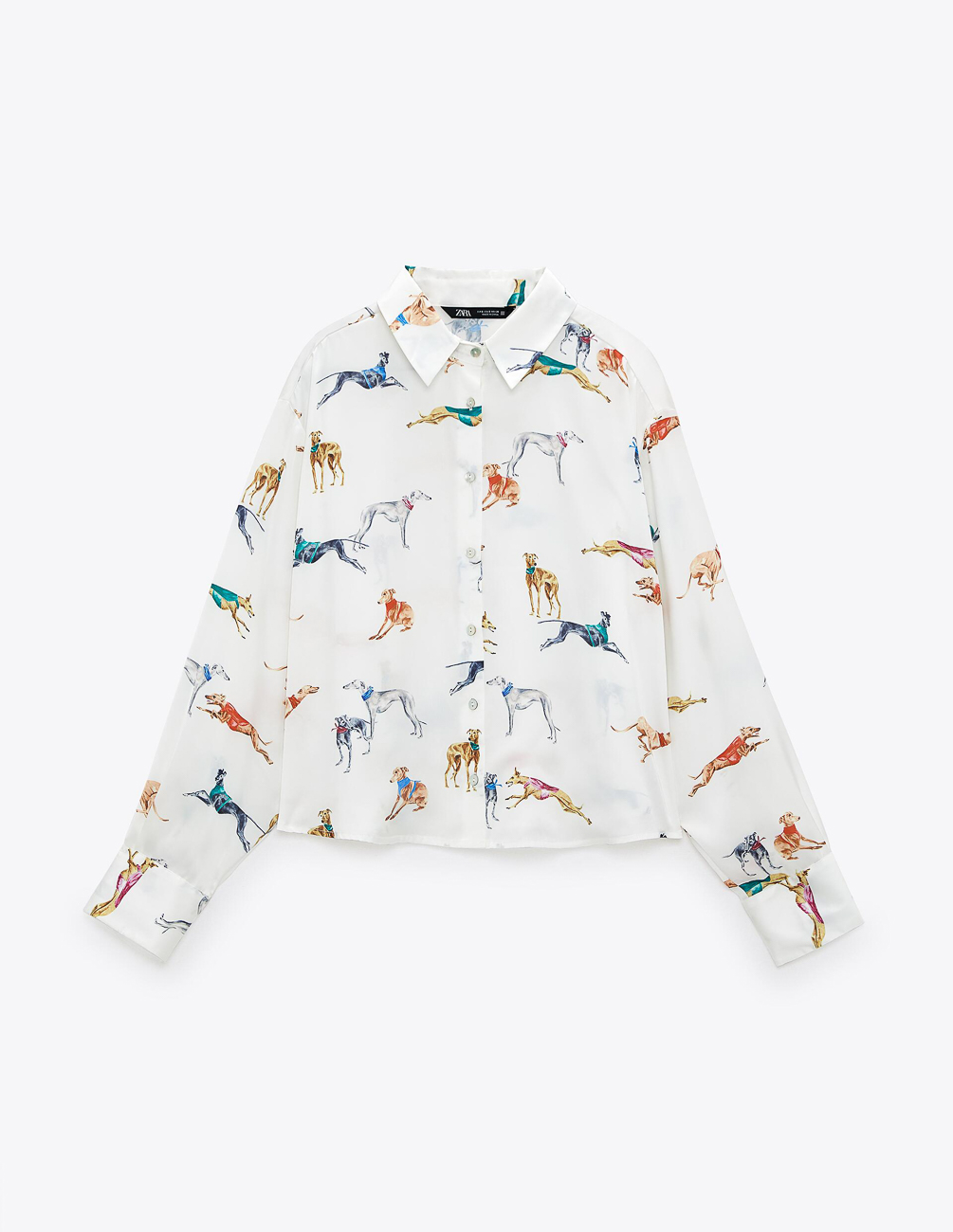 

Рубашка Zara Ж1073957 (8741/256/250) цвет белый XL